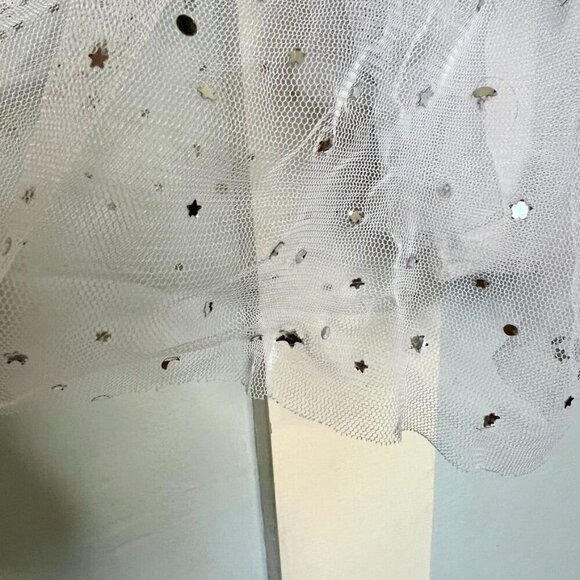 Vikita Glittery Star Sequined Appliquéd Dress - Picture 4 of 7